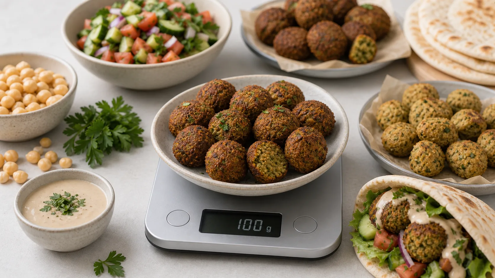 Falafel Protein: 100g, Calories, Types | ProteinCalc
